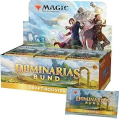 Magic: The Gathering Dominaria's Bund Draft Booster Display, 36 Booster & Box Topper Card (German Version)