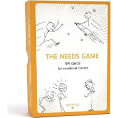 The Needs Game, 64 Cards for Emotional Literacy, Non-Powerful Communication Teaching Tool, 177 Emotional States to Discover, October 2022
