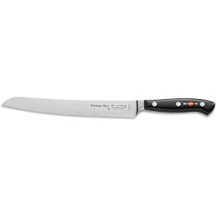 F. DICK Premier Plus 81039212 Bread Knife, Saw Knife, 21 cm, X50CrMoV15 Steel, Rustproof, 56° HRC) Black