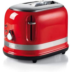 Bialetti Moderna Toaster Silver One Size, Red