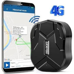 Kuce 4G GPS Tracker, Car GPS Device with Strong Magnet, Waterproof, Real Time Tracking, 10000mAh, 120 Days Standby, Anti-Theft Device for Vehicles, Cars, Motorcycles, Trucks