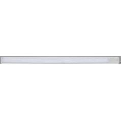 TELEFUNKEN - LED Under-Unit Light 87.5 cm, Kitchen, LED Strip Kitchen Cabinet, Workshop Lamp, Neutral White Light, 14 W, 1600 Lm, Silver