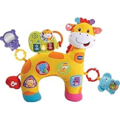 Vtech 80-506804 Baby Giraffe Cushion for Toddlers, Plush Colourful Toy