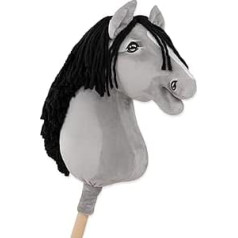 Hobby Horse Large Horse on Stick Premium Grey IV A3