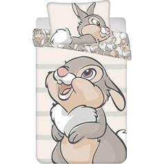 Disney Panpan Bambi Baby Duvet Cover, 100% Cotton, Bedding 100 x 135 cm, Pillowcase 40 x 60 cm