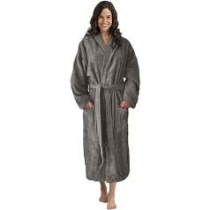 Octopus Women's Terry Towelling Bathrobe - Belt, Hood and Pockets for Ultimate Comfort - Ökotex Standard 100-100% Cotton f5731