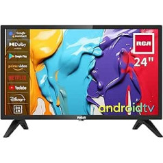 RCA 24 Inch Smart TV HD Ready Android TV Triple Tuner Dolby Audio Google Assistant Bluetooth HDMI WiFi