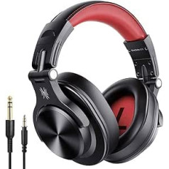 OneOdio Bluetooth Over-ear Headphones, Closed Studio Headphones with Share Port, Wired and Wireless Professional DJ Headphones for Electric Drum, Piano, Guitar, AMP Recording and Monitoring