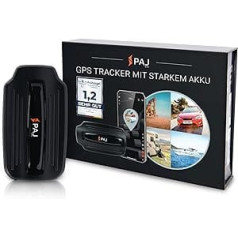 PAJ GPS Power Finder GPS Tracker for the Car, Motorcycle, Vehicles and Lorries, Magnets Included, Approx. 40 Days Battery Life (Up to 90 Days in Standby Mode)