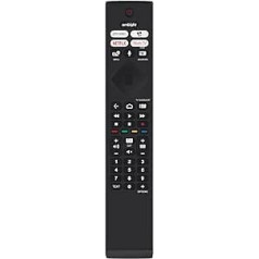 VINABTY 398GM10BEPHN0040SY / 996592102595 Voice Remote Control Replacement Suitable for Philips TV 65OLED806/12 65OLED936/12 48OLED936/12 55OLED806/12 48OLED806/12 43 PUS850 5/12 43PUS8545/12