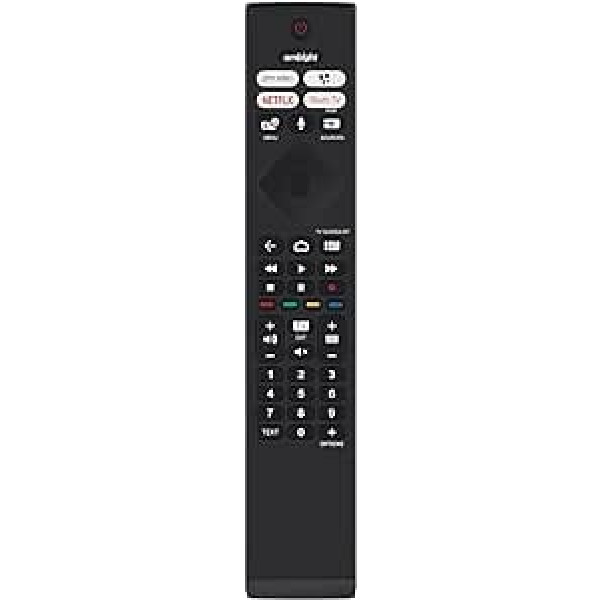 VINABTY 398GM10BEPHN0040SY / 996592102595 Voice Remote Control Replacement Suitable for Philips TV 65OLED806/12 65OLED936/12 48OLED936/12 55OLED806/12 48OLED806/12 43 PUS850 5/12 43PUS8545/12