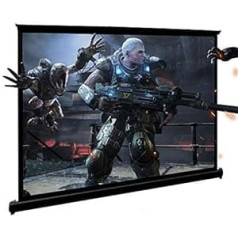 Portable 40 Inch Projector Screen 16: 9 Small Projector Screen Self-Supporting High-Resolution Floor-Standing Projector Screen for the Meeting Room of Home Cinema School