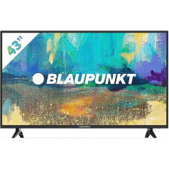 Blaupunkt BS43U3012OEB Smart TV 108 cm (43 Inches) 4K UHD TV (Miracast, Triple Tuner, HDMI) [Model Year 2020]