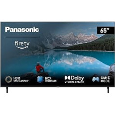 Panasonic TX-65MXW834, 65 Inch 4K Ultra HD LED Smart 2023 TV, High Dynamic Range (HDR), Dolby Atmos & Dolby Vision, Fire TV, Prime Video, Alexa, Netflix, Black