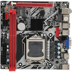 Yunseity B75 MS Mini ITX Motherboard, DDR3 LGA 1155 PC Motherboard Support NVME M.2 WiFi M.2 USB3.0 SATA3.0 PCI E 16X Gaming Motherboard