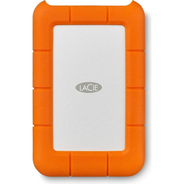 LaCie LA Robust External Hard Drive, Orange