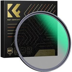 K&F Concept Nano-X Black-Mist 1/2 Filter 72 mm Black Promist 1/2 Optical Glass with 28x Nano Coating, Black Diffusion Filter 1/2 for Video Recording/Portrait Photography