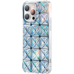 Kingxbar Korpuss, vāciņš priekš iPhone 14 Pro, aizmugurējais vāciņš, Miya Series lāzera krāsa