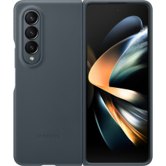 Samsung Ādas maciņš priekš Galaxy Z Fold4 Leather Cover, pelēks