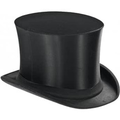 Shoperama Folding Top Hat Black for Men and Women Size 58/59 Chapeau Claque Folding Top Hat