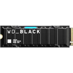 Wd_Black SN850 2TB NVMe SSD Officially Licensed for PS5 Consoles (Internal Gaming SSD with Heatsink; PCIe Gen4 Technology, up to 7,000 MB/s Read, M.2 2280), Solid State Drive