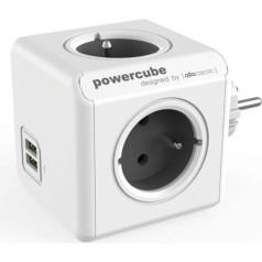 Powercube original usb 2202gy/froupc gray splitter