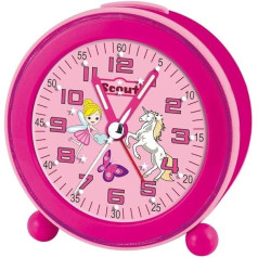 Scout 280001008 Girls' Alarm Clock Elf Unicorn Butterfly Pink NightLight, pink