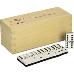 Fournier - Domino CHAMELO CELULOIDE HOLZBOX BRAUN (F06573)