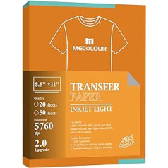MECOLOUR Inkjet Iron-On Transfer Paper 8.5