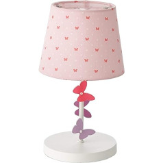 VERTBAUDET Children's Bedside Lamp Butterfly Pink One Size