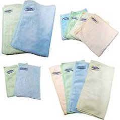 Aqua Clean Duoweb Microfibre Cleaning Cloths for Smooth and Sensitive Surfaces Set of 12