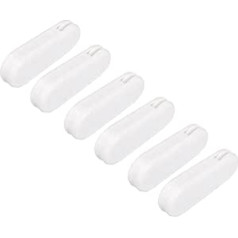 HASAYAKI Curtain Cord Weights, 6 Pack Plastic Pull Cord Pendants for Vertical Blinds and Curtains - White