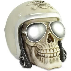 Deko Spardose ''Ghost Biker'' Totenschädel Figur Dekoration