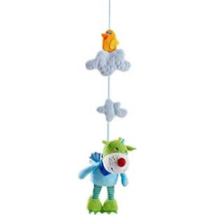 HABA 303882 Plüschspielzeug - Plüschtier (Spielzeugdrache, mehrfarbig, Polyester, Jungen/Mädchen, 80 mm, 58 g)