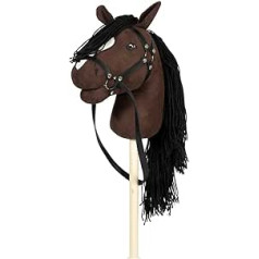 ByAstrup - Deluxe Stokpaard with Open Moon - Bruin