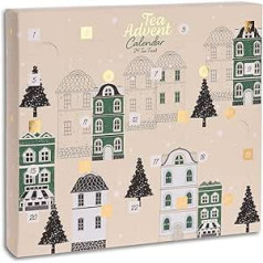 Trixie's Tea Advent Calendar - 24 Doors with Tea Bags - Christmas Calendar - 24 x 1.5 g - 23 x 21 cm