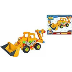 Eichhorn 109325105 - Bob der Baumeister - Constructor Bagger Baggi / Scoop, 142 teilig, FSC 100%, Made in Germany, ab 5 Jahren