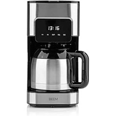 BEEM FRESH-AROMA-TOUCH Filter Coffee Machine - Thermo | Stainless Steel | 1 Litre Thermal Jug | 24-Hour Timer | 800 W | Touch Display | For 4-8 Cups