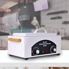 Hot Air Steriliser Disinfectant Dry Cosmetic Nail Foot Care Steriliser Box 220°C 300W for Foot Care Studios
