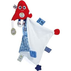 Doudou et Compagnie - Plush Toy Mascot Official of the Paris 2024 Olympics - Comforter with Plush Phryge - Champion Comforter - From Birth - For Baby - 14 cm - JO2420