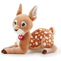 trudi Berty 24033 Classic Plush Toy Fawn Approx. 33 cm Long, Size M, High-Quality Soft Toy with Soft Materials and Realistic Details, Washable, Cuddly Toy for Children