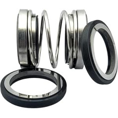 MIELEU Mechanical Shaft Seals 208-45 208D-45 Typ 208 Mechanische Dichtungen Wellengröße 45 mm Wasserdichtung for Tauchpumpe for Pump Rotary Shaft Seals (Color : TC-TC-TC-VIT)