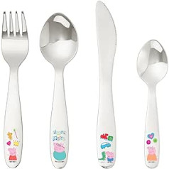 Peppa Pig X Bamboo Cutlery Set (4 Pieces)