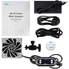 chitu systems Resin 3D printer mini heater, versatile temperature control, easy installation, quiet operation, high-performance fan and overheating protection, compatible with most 3D printers