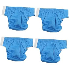 Healvian 4 Stück Windeln Für Erwachsene Pañales De Tela Waschbare Urinwindel Inkontinenzhose Für Erwachsene Inkontinenz Windel Stoffwindeln Atmungsaktive Windel Einstellbar Ältere Urinal