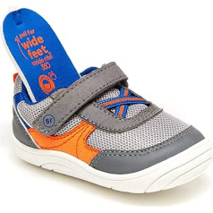 Stride Rite 360 Tb005402-gogo Baby Boys Gogo, Grey / orange