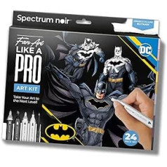 Spectrum Noir Pro Fan Art Set - 24 Piece - Batman