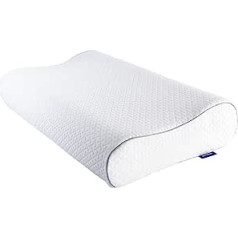 Bedtime - Orthopaedic Neck Pillow to Relieve Neck and Back Pain | Memory Foam Pillow for a Restful Sleep Made of Viscoelastic Foam | 40 x 60 cm