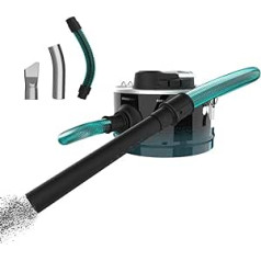 Cecotec Kompakter 10-Liter-Aschesauger Conga Ash 2000 Compact. 800 W, Aluminiumdüse und robuster Saugschlauch mit Metallbeschichtung, 4 m Aktionsradius
