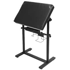 ‎Tonysa Height-adjustable tattoo armrest stand, soft tattoo armrest made of PU leather, tattoo footrest, leg rests, hand holder stand with non-slip foot pads